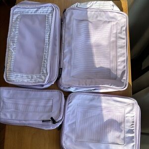 Lavender Travel Bag Set